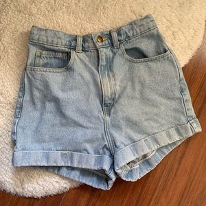 American Apparel High Waisted Shorts